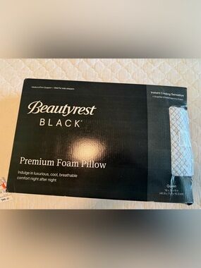 Beautyrest Black Premium Foam Pillow - White